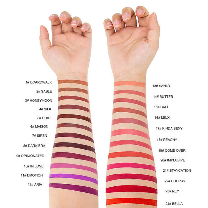 أحمر شفاه عالي الجودة غير لامع Tube Matte Maquillaje Private Label Makeup