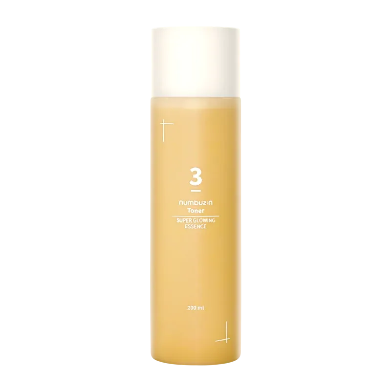 3 numbuzin toner super glowing essence 200 ml