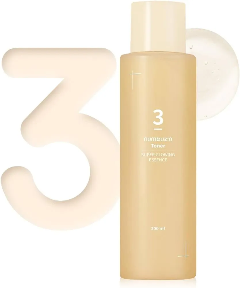 3 numbuzin toner super glowing essence 200 ml