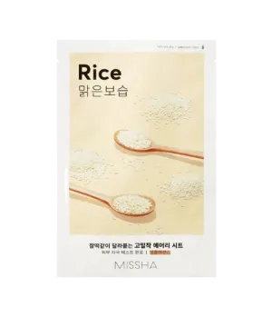 Airy Fit Sheet Mask - Rice