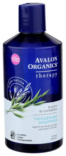 Avalon Organics - Shampoo Biotin-B Thickening, 14 oz (Pack of 1)