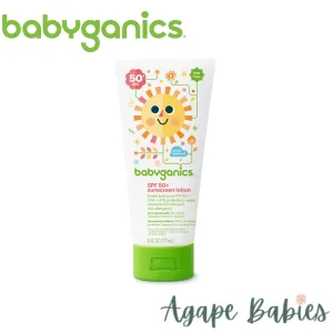 Babyganics SPF 50   Sunscreen Lotion, 177ml Exp: