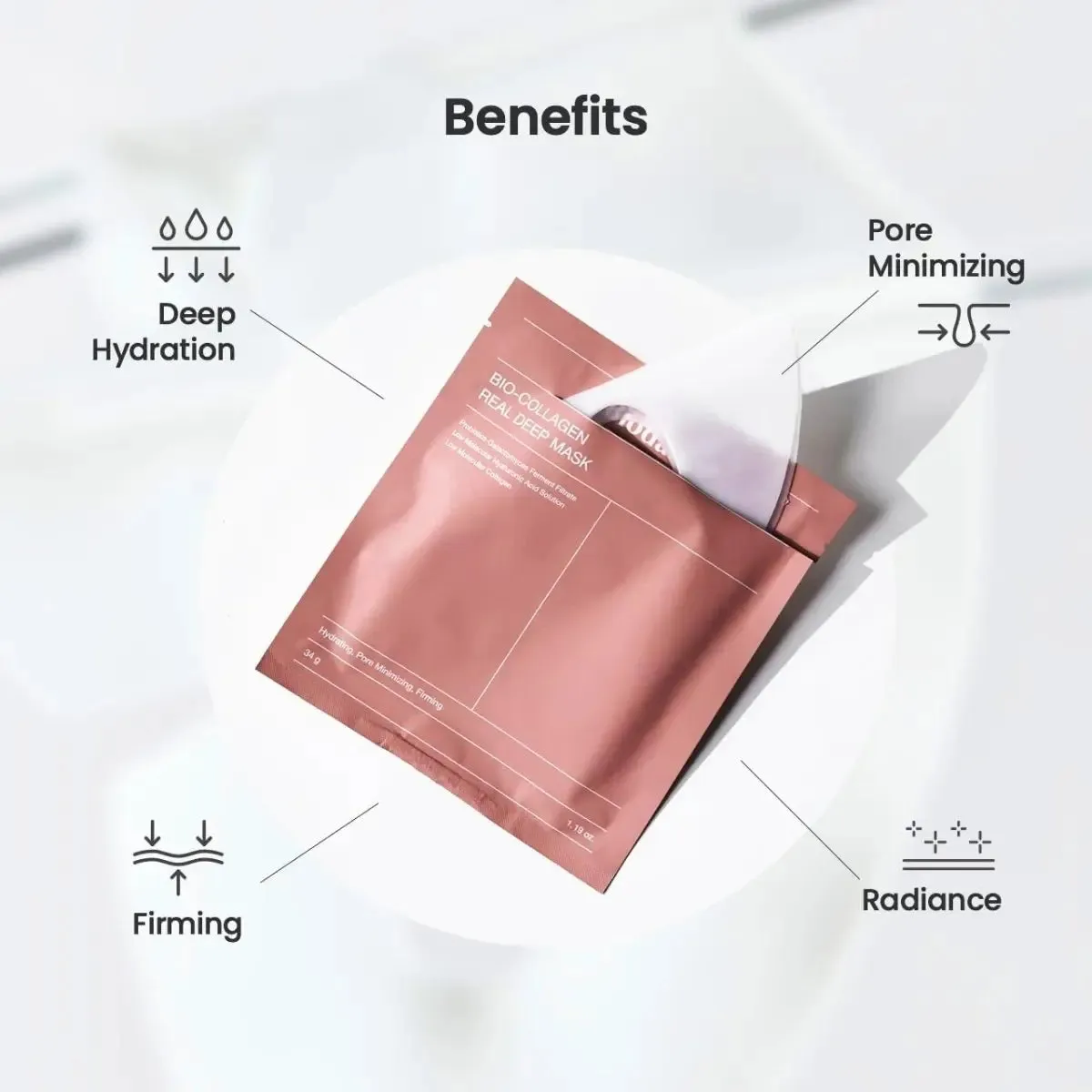 BIODANCE Bio Collagen Real Deep Mask 4 pcs pack 34 gm