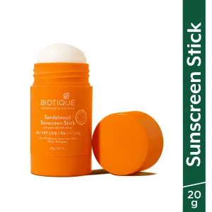 Biotique Sandalwood Sunscreen Stick, SPF 50  --20g