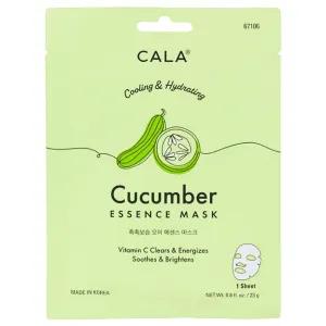 Cala Essence Facial Masks: Cucumber (5 Pks)