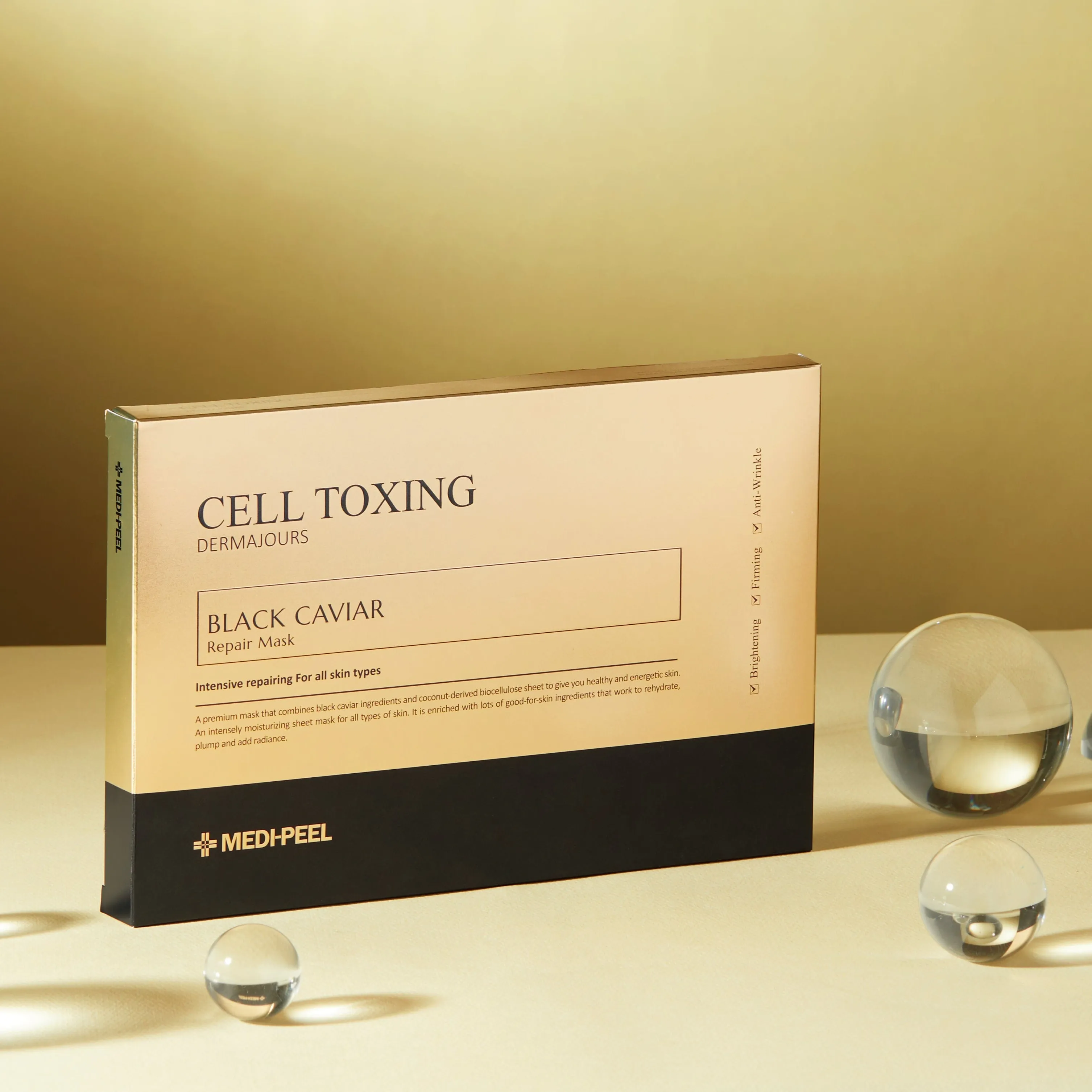 Cell Toxing Black Caviar Dermajours Repair Mask 30ml*5ea