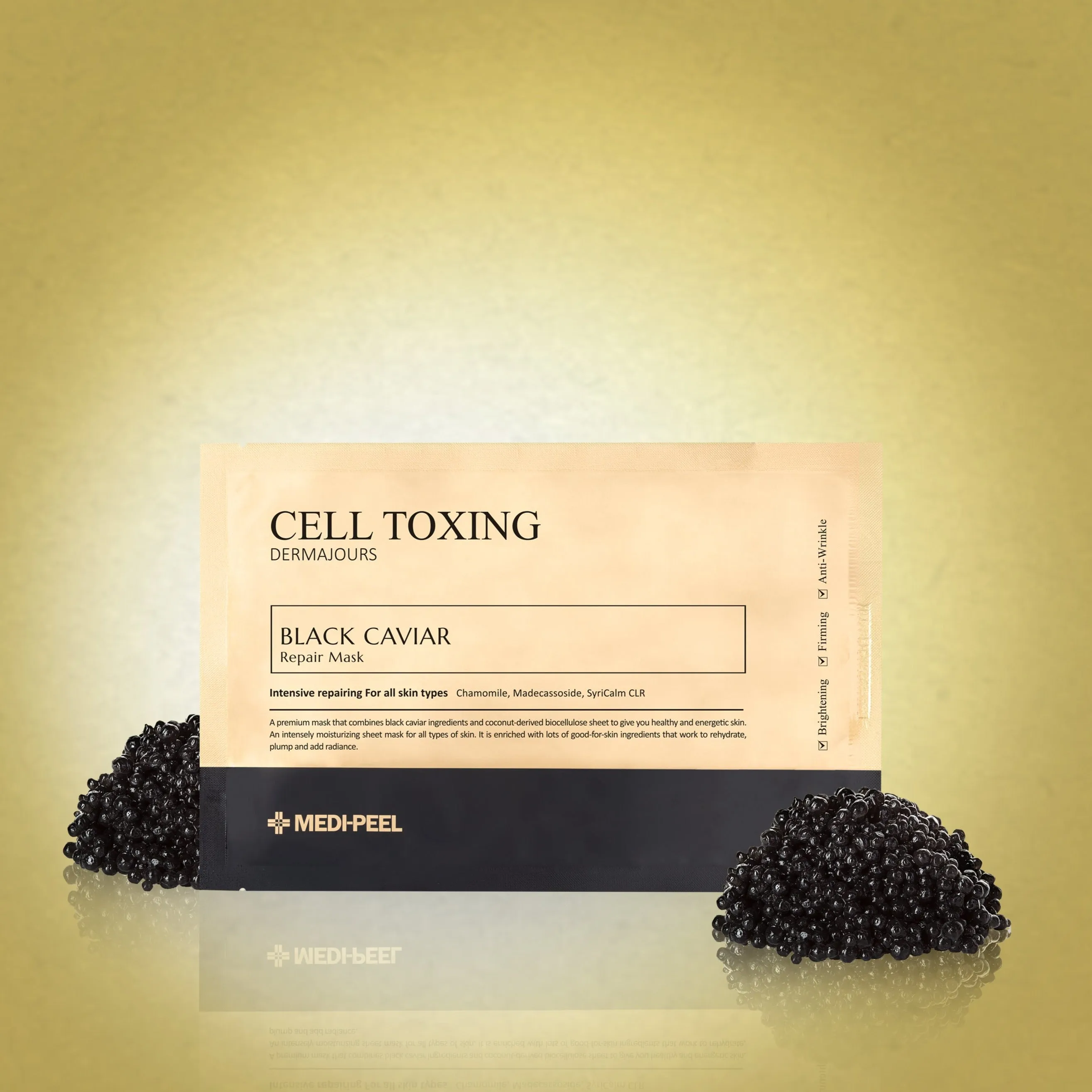 Cell Toxing Black Caviar Dermajours Repair Mask 30ml*5ea