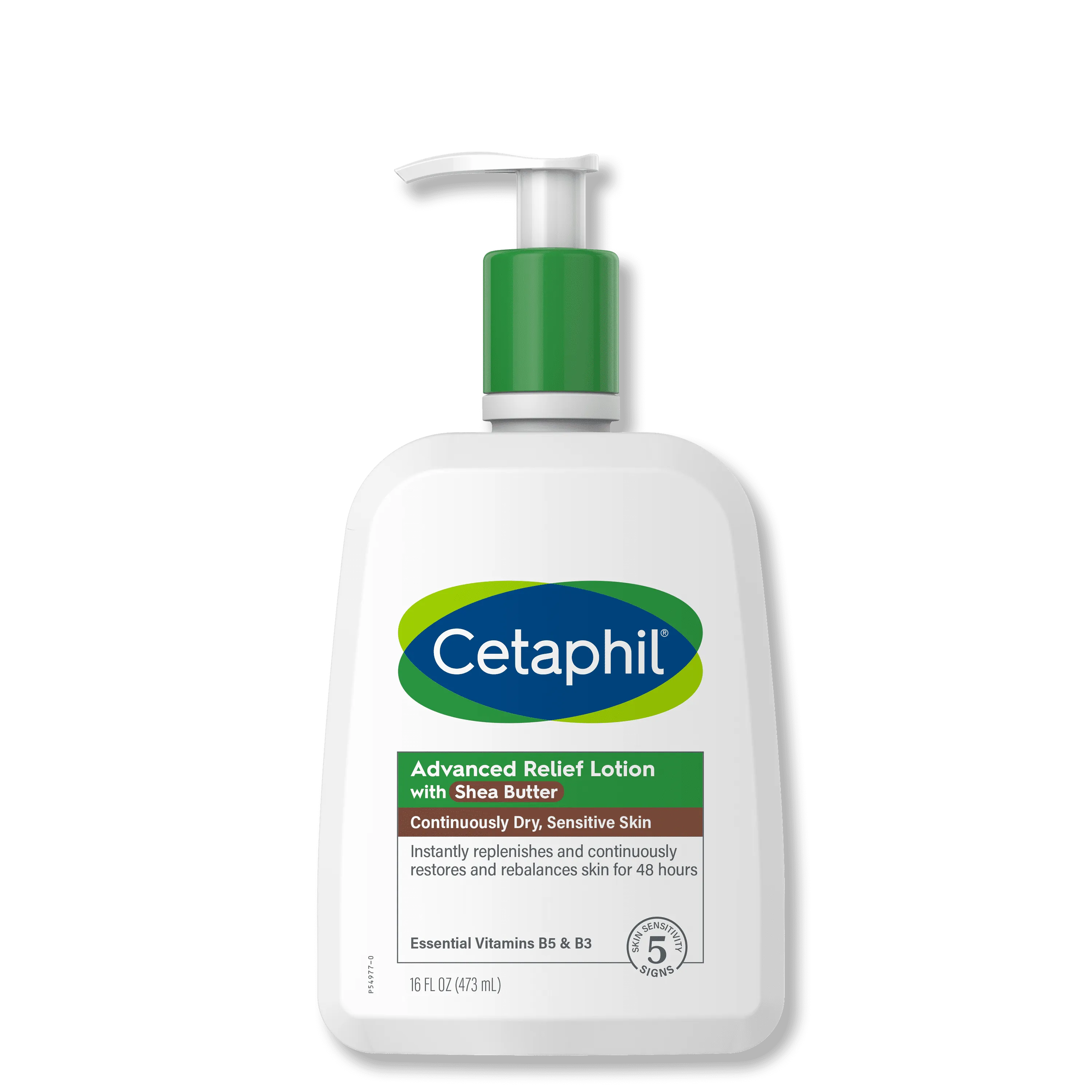 Cetaphil Advanced Relief Lotion with Shea Butter for Sensitive Skin, Fragrance Free, 16 oz