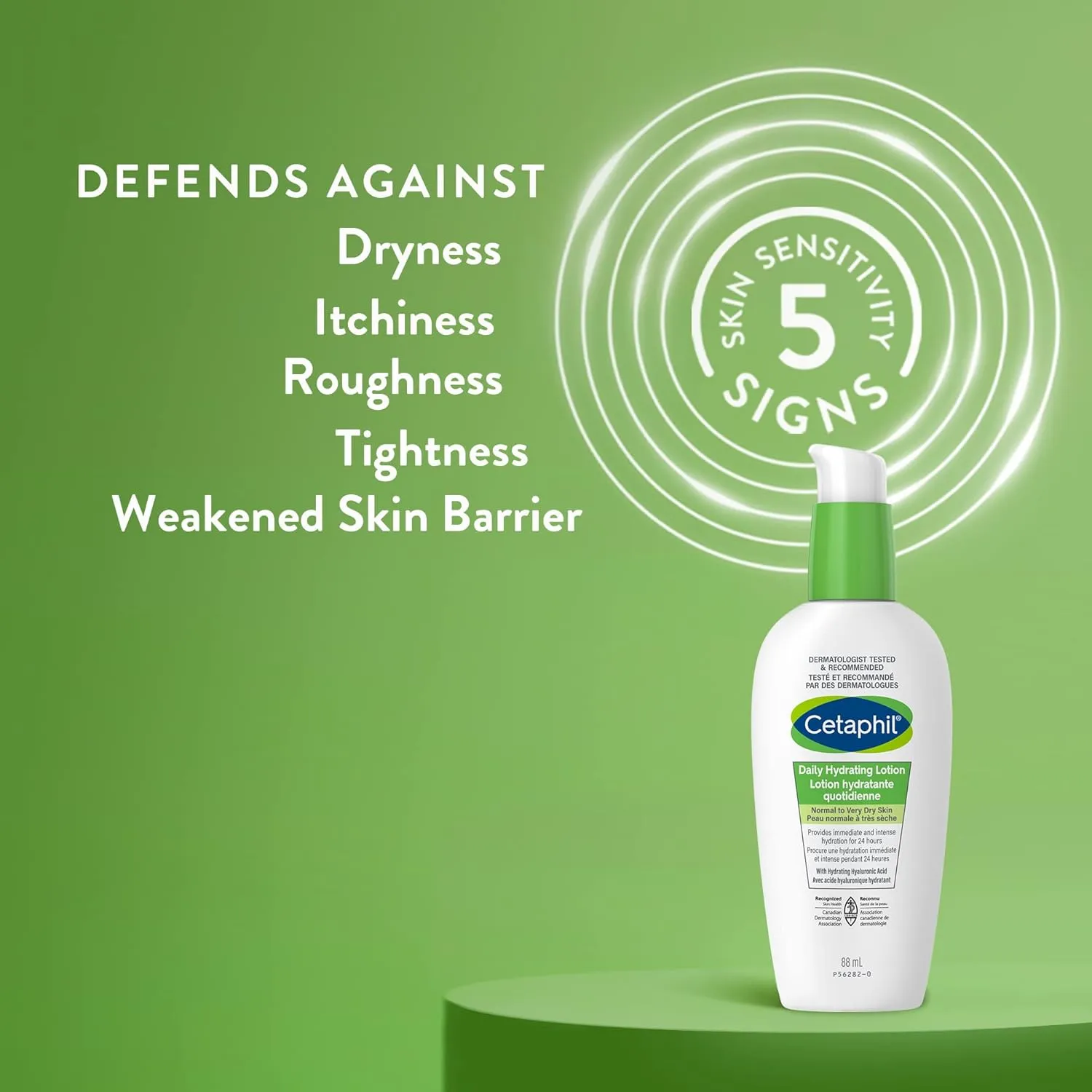 Cetaphil Daily Oil-Free Hydrating Lotion with Hyaluronic acid Dry Extra Dry Skin 88ml