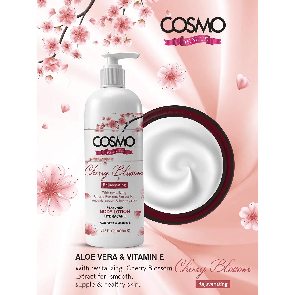 Cosmo Cherry Blossom Body Lotion - 1000ml