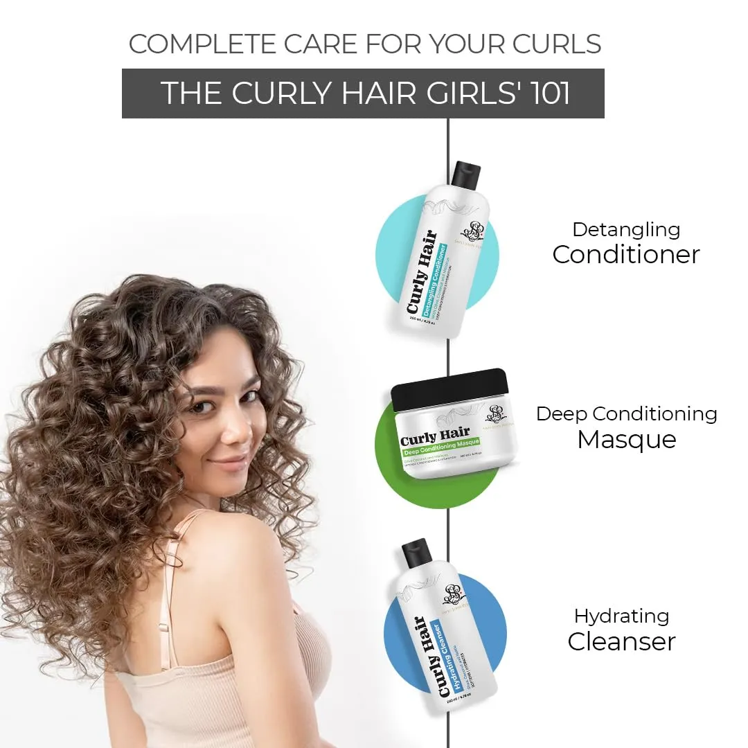 Curly Hair Shampoo | Wavy, Frizzy and Curly Hair Products | Anti Frizz Shampoo | Olive oil | Coconut Oil | Curly hair shampoo | Hair care for curly hair | Created by Savio John Pereira - 200ml (400)