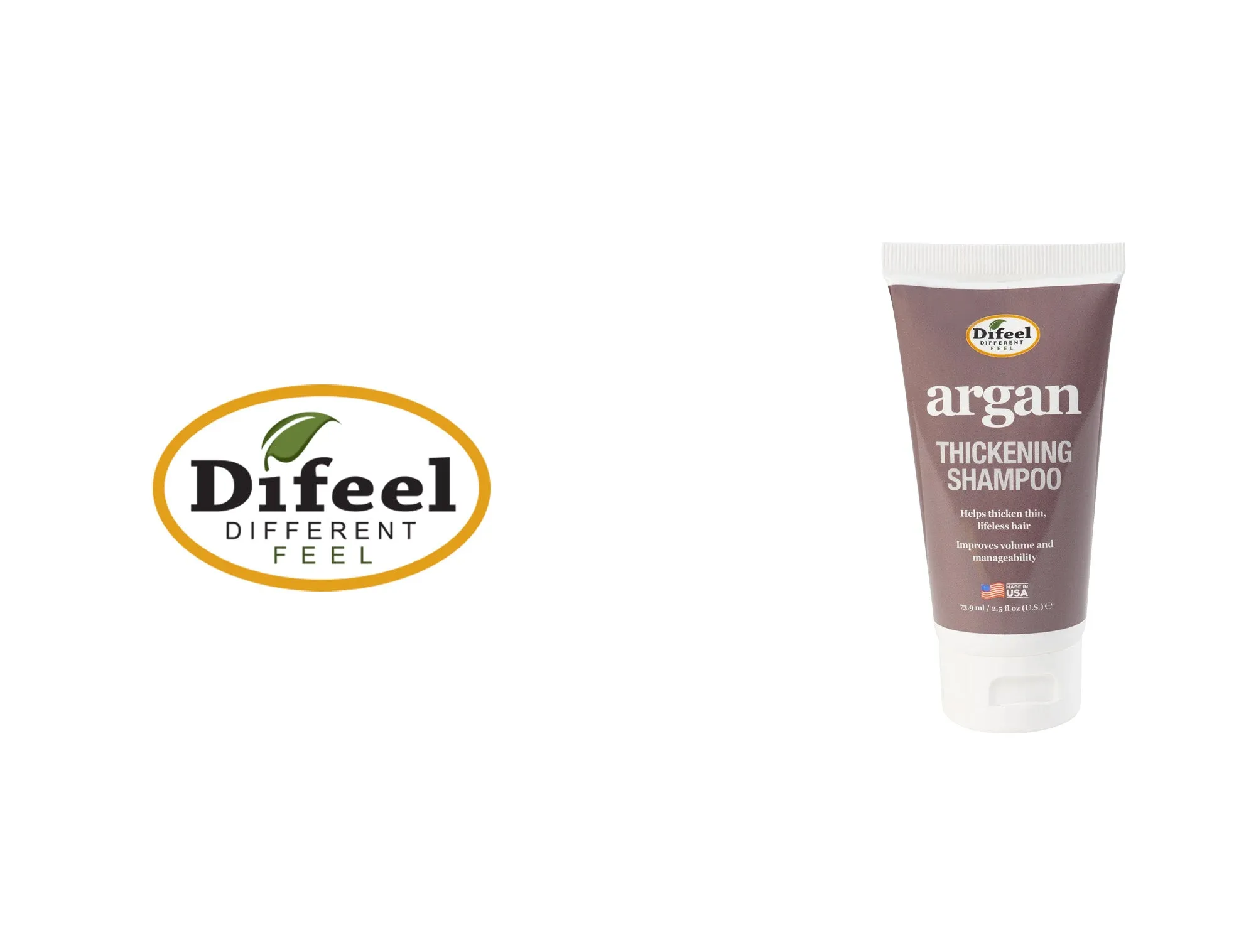 DIFEEL ARGAN THICKENING SHAMPOO 2.5oz