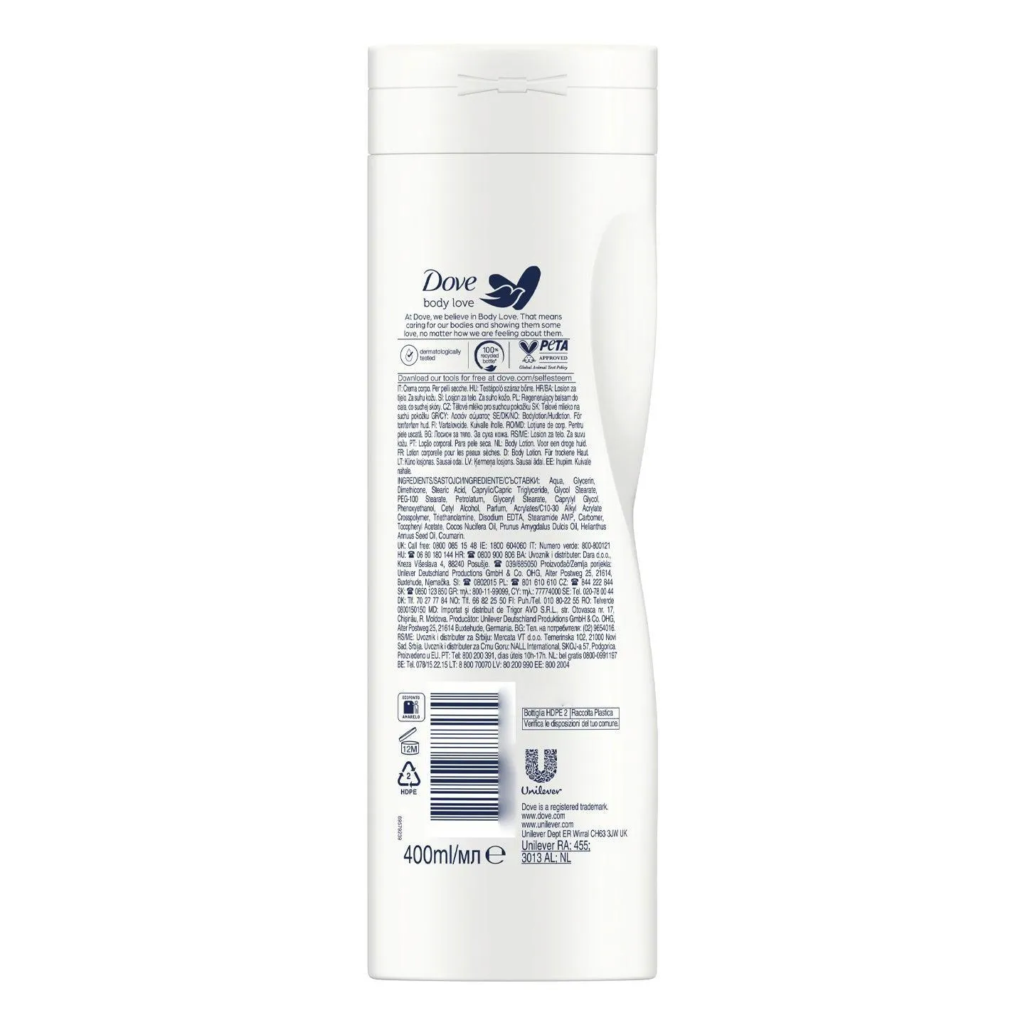 Dove Body Love Restoring Care Body Lotion - 400ml