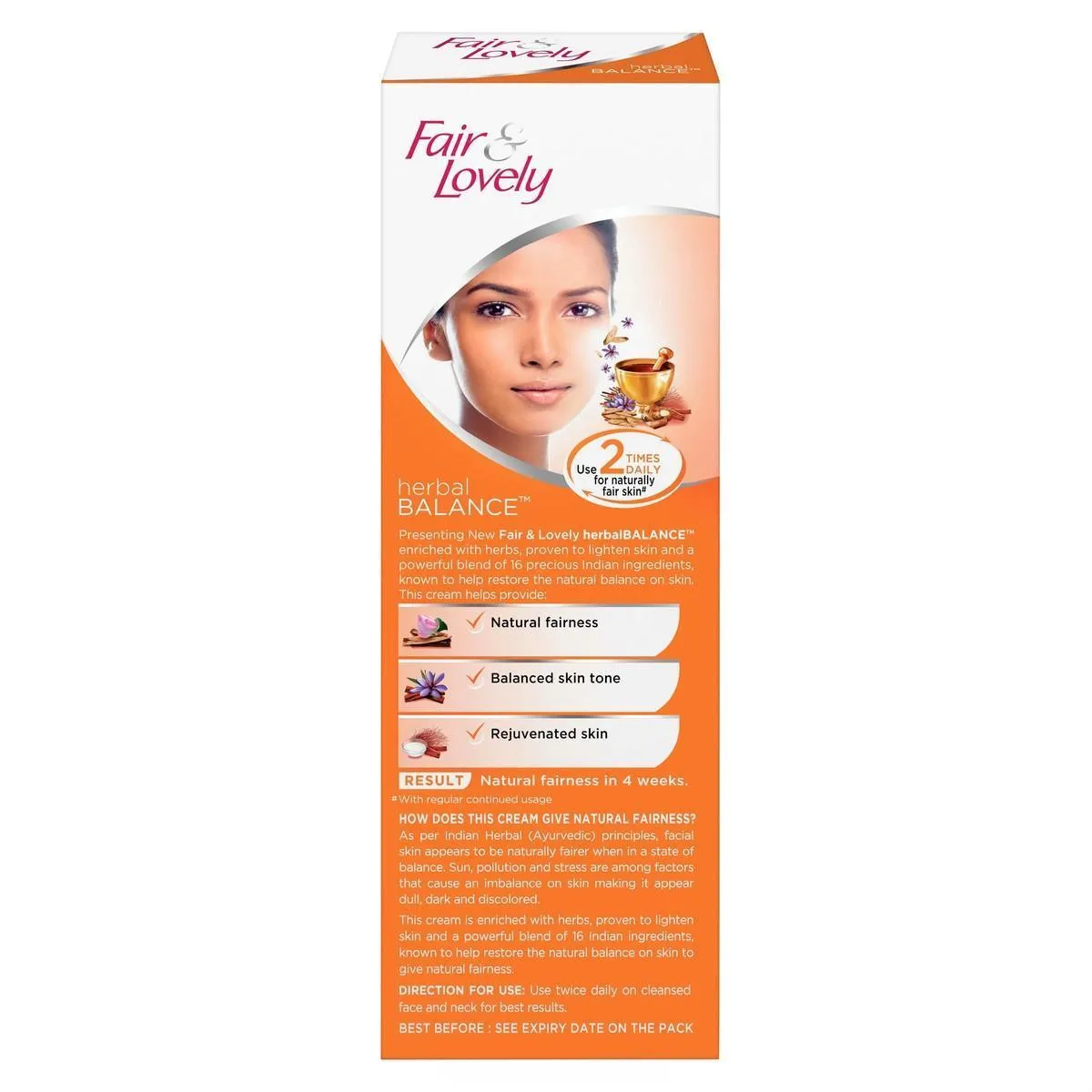 Fair & Lovely Herbal Cream 100g