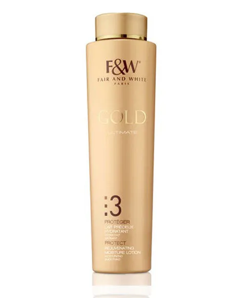 Fair & White Gold Ultimate 3 Protect Rejuvenating Moisture Lotion 500 ml