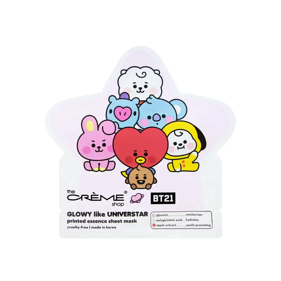 GLOWY like UNIVERSTAR Printed Essence Sheet Mask