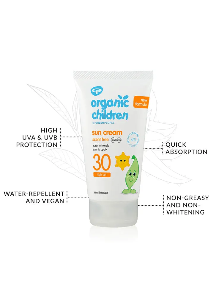 Green People Children Sun Lotion Scent Free SPF30