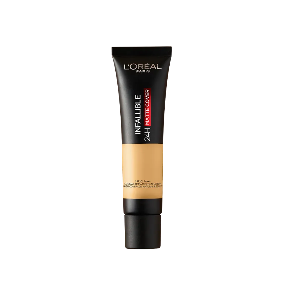 L’Oréal Paris Infallible 24H Matte Cover Liquid Foundation, 240 Natural Honey, 35 ml