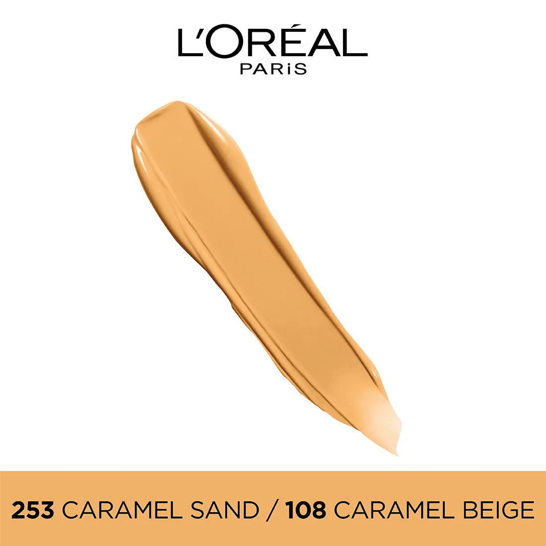 L’Oréal Paris Infallible 24H Matte Cover Liquid Foundation, 253 Caramel Sand, 35 ml