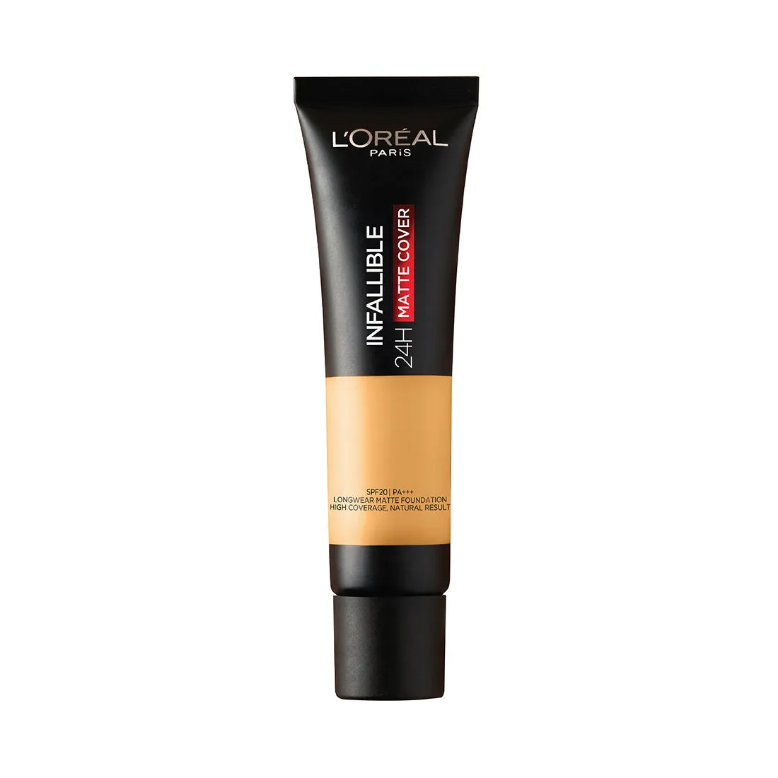 L’Oréal Paris Infallible 24H Matte Cover Liquid Foundation, 253 Caramel Sand, 35 ml