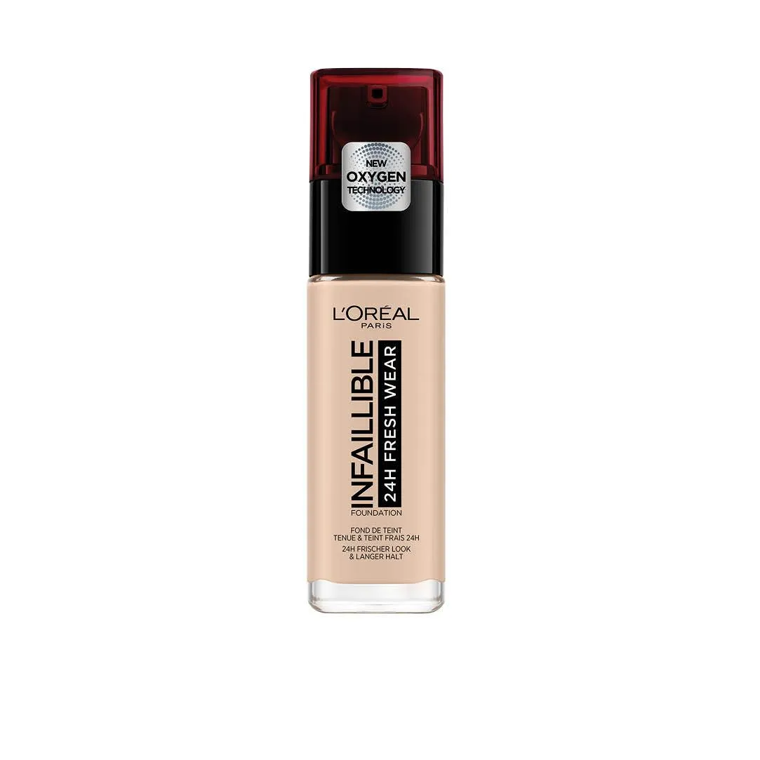 L’Oréal Paris Makeup Infaillible 32H Freshwear Longwear Liquid Foundation, Vitamin C, SPF25