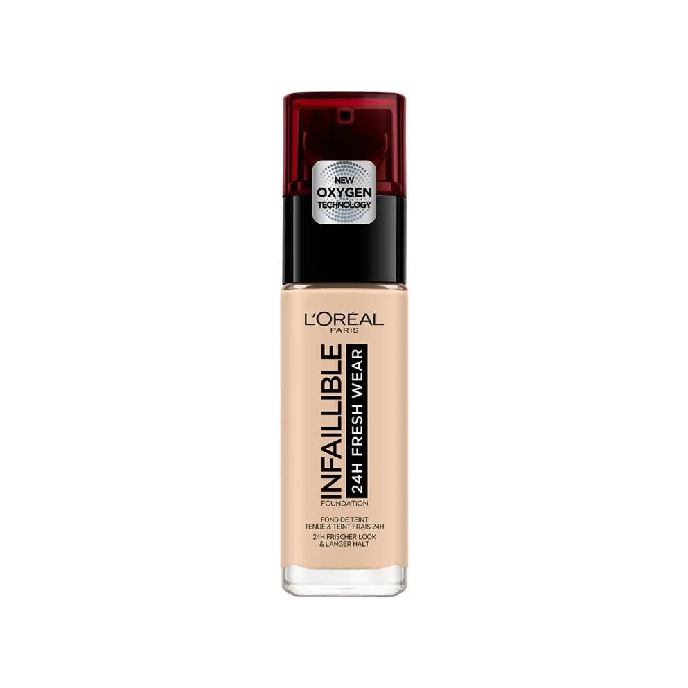 L’Oréal Paris Makeup Infaillible 32H Freshwear Longwear Liquid Foundation, Vitamin C, SPF25