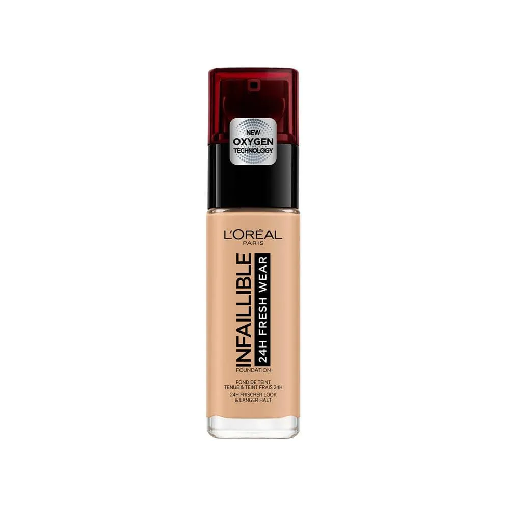 L’Oréal Paris Makeup Infaillible 32H Freshwear Longwear Liquid Foundation, Vitamin C, SPF25
