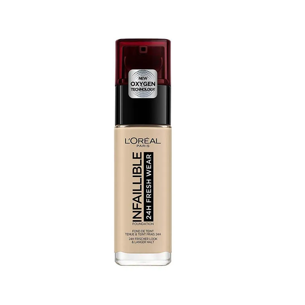 L’Oréal Paris Makeup Infaillible 32H Freshwear Longwear Liquid Foundation, Vitamin C, SPF25