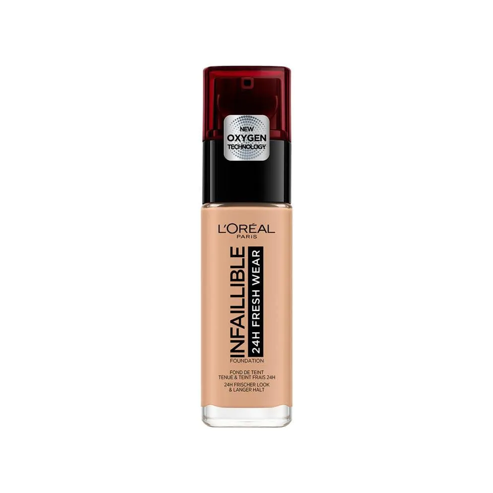 L’Oréal Paris Makeup Infaillible 32H Freshwear Longwear Liquid Foundation, Vitamin C, SPF25
