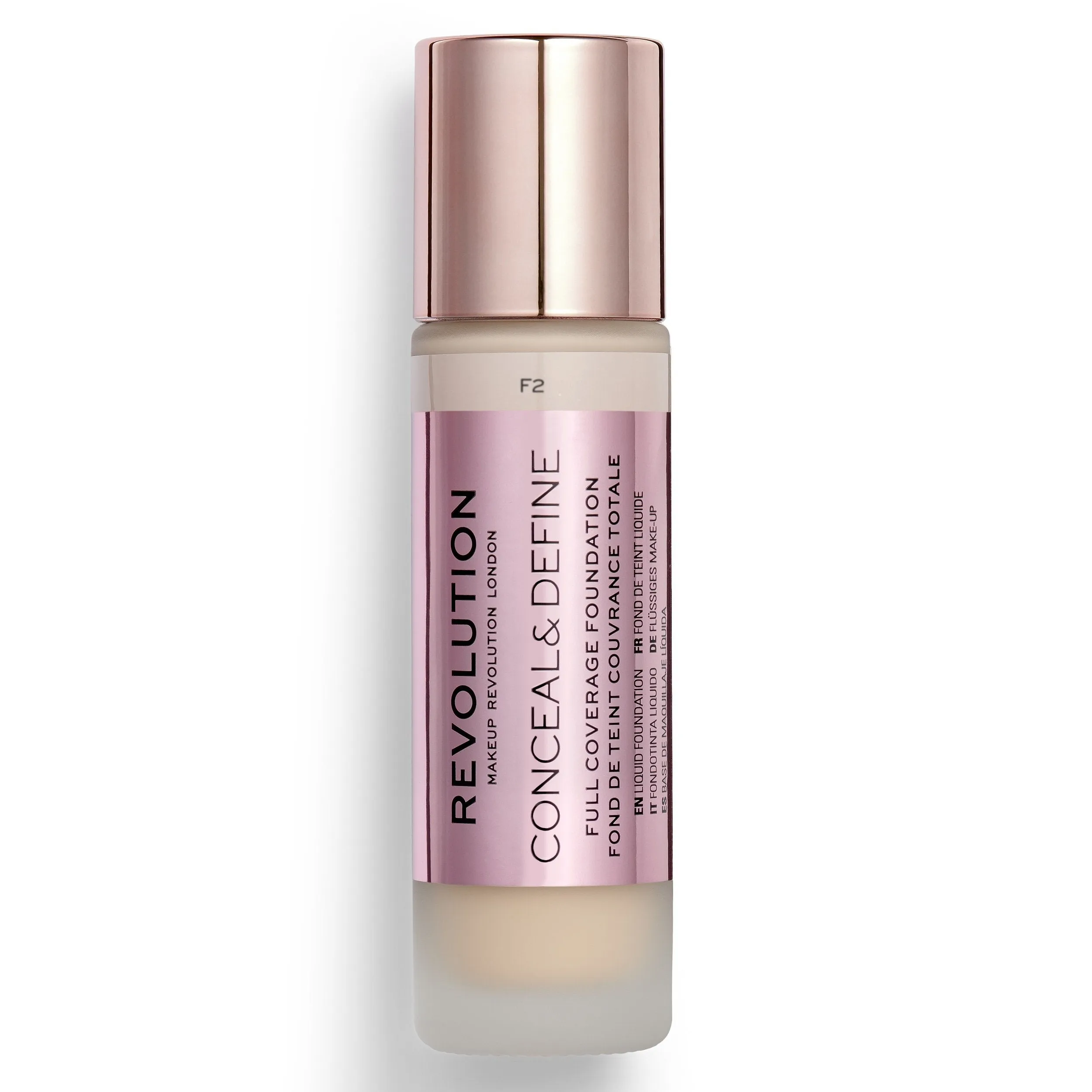 MAKEUP REVOLUTION Conceal & Define Foundation - F2