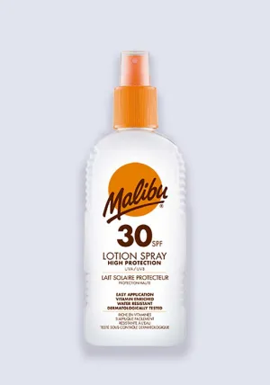 Malibu Sun Lotion Spray SPF 30 High Protection Water Resistant 200ml