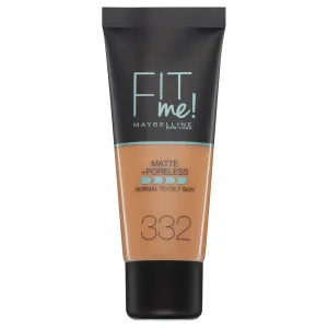 Maybelline Fit Me Foundation Matte & Poreless 332 Golden Caramel