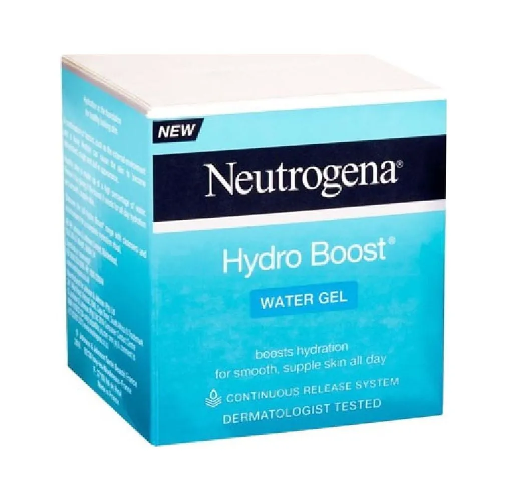 Neutrogena Hydro Boost Water Gel for Normal to Combination Skin with Hyaluronic Gel Matrix Facial Moisturizer, 50 ml (1.7 Oz)