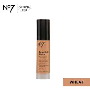 No7 Beautifully Matte Foundation - Wheat