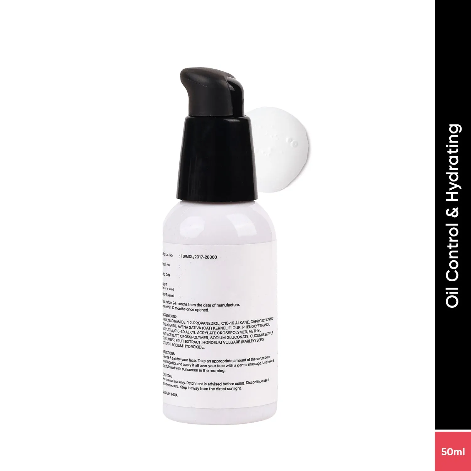Oil Free Serum Moisturizer - 50ml | For Long Lasting Hydration