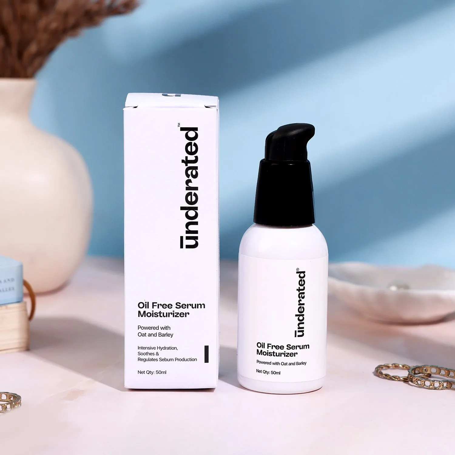 Oil Free Serum Moisturizer - 50ml | For Long Lasting Hydration