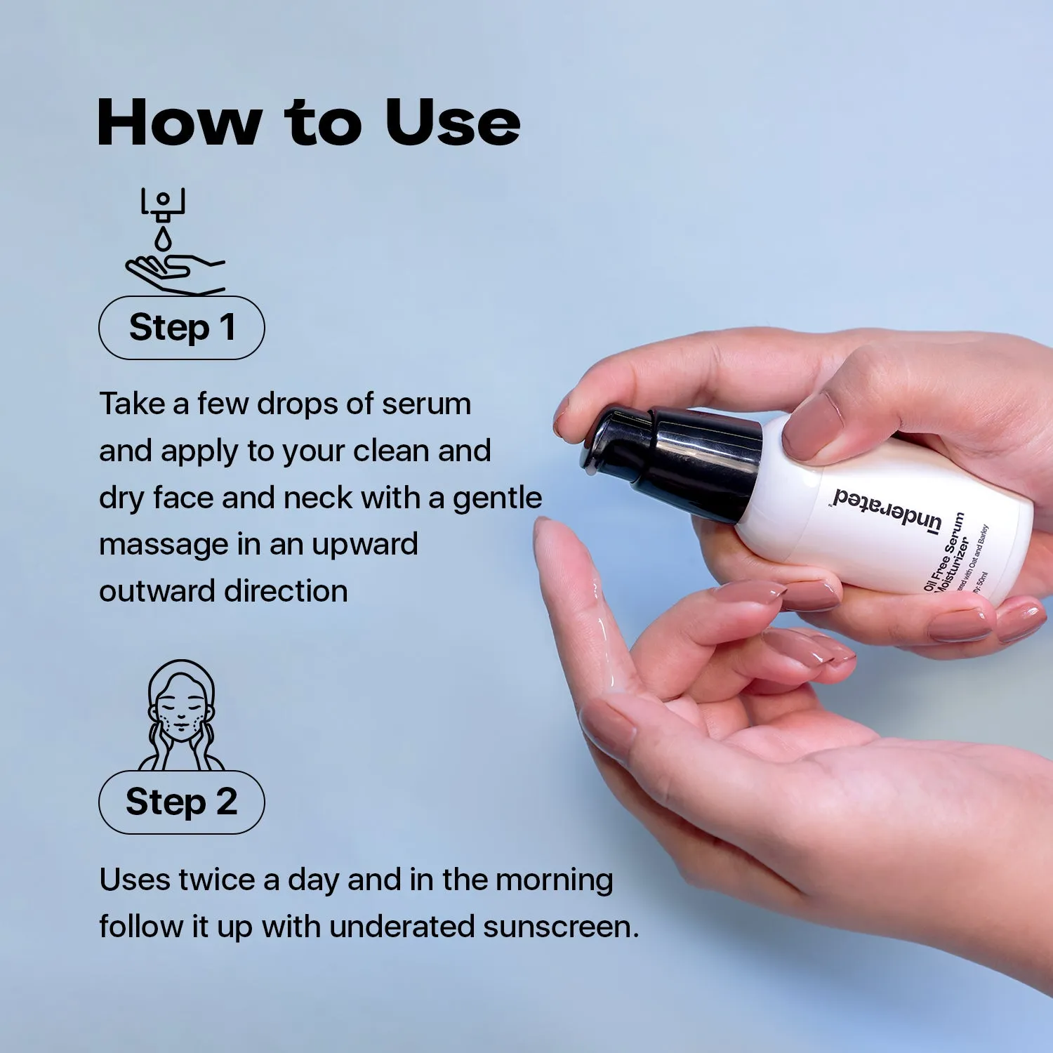 Oil Free Serum Moisturizer - 50ml | For Long Lasting Hydration