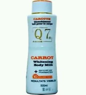 Q7 Paris Carrot Skin Lightening Lotion 500 ml