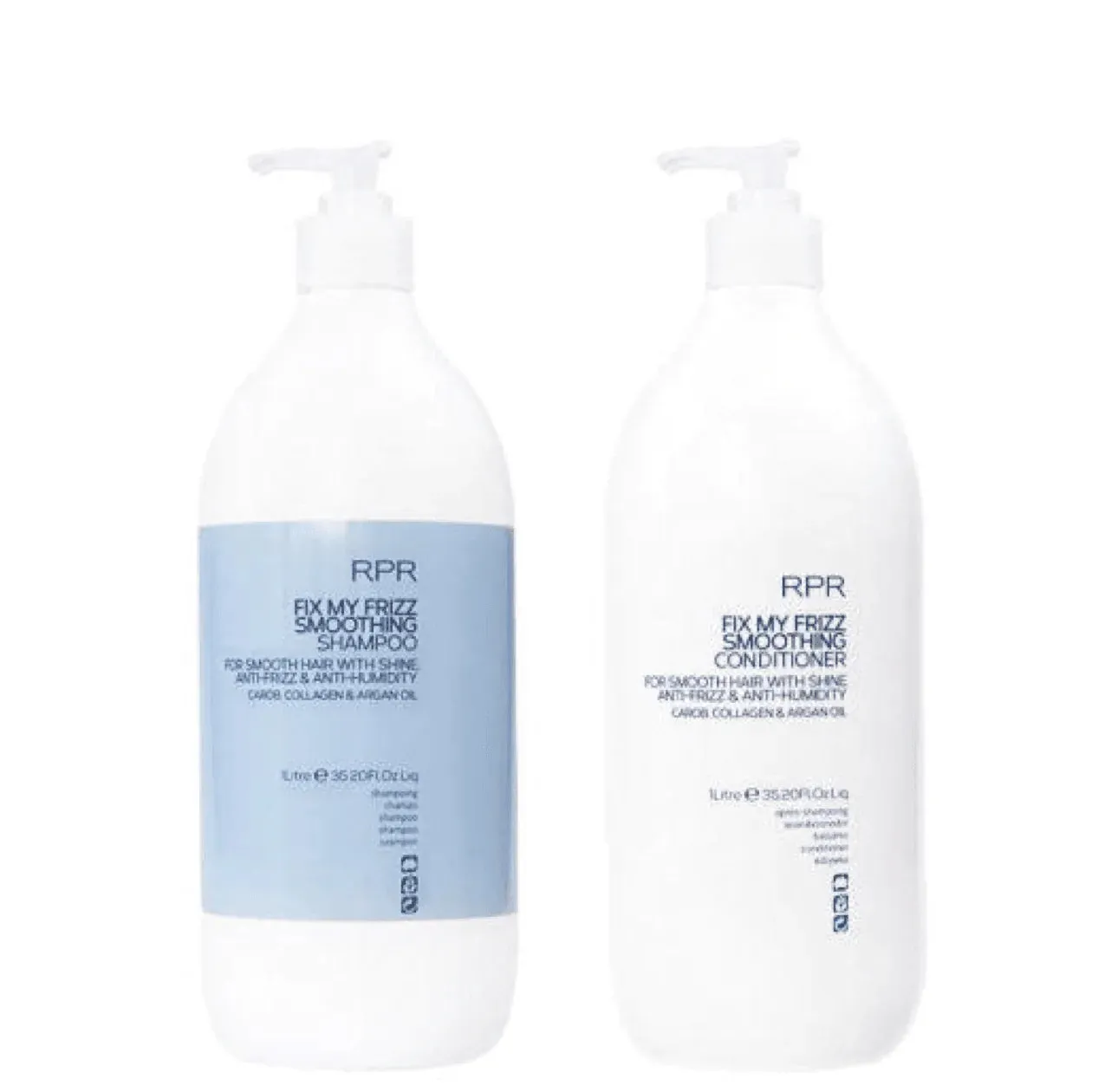 RPR Fix My Frizz Smoothing Shampoo & Conditioner 1000ml Duo