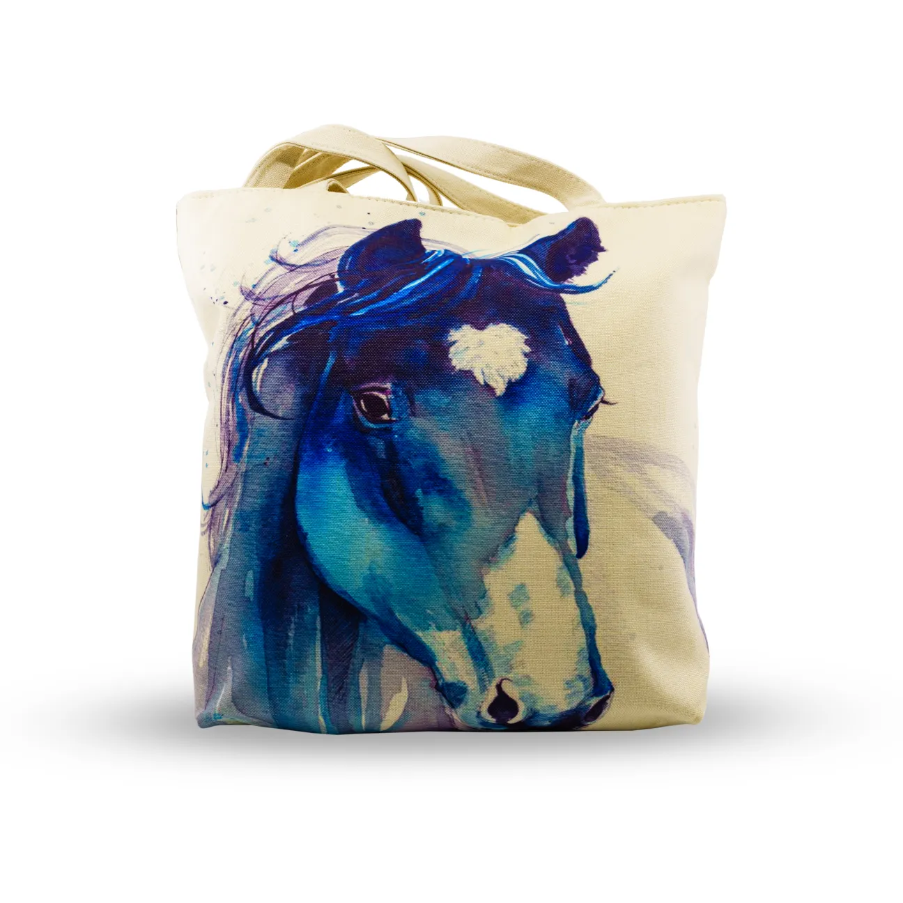 Saddleworld Horse Design Tote Bag