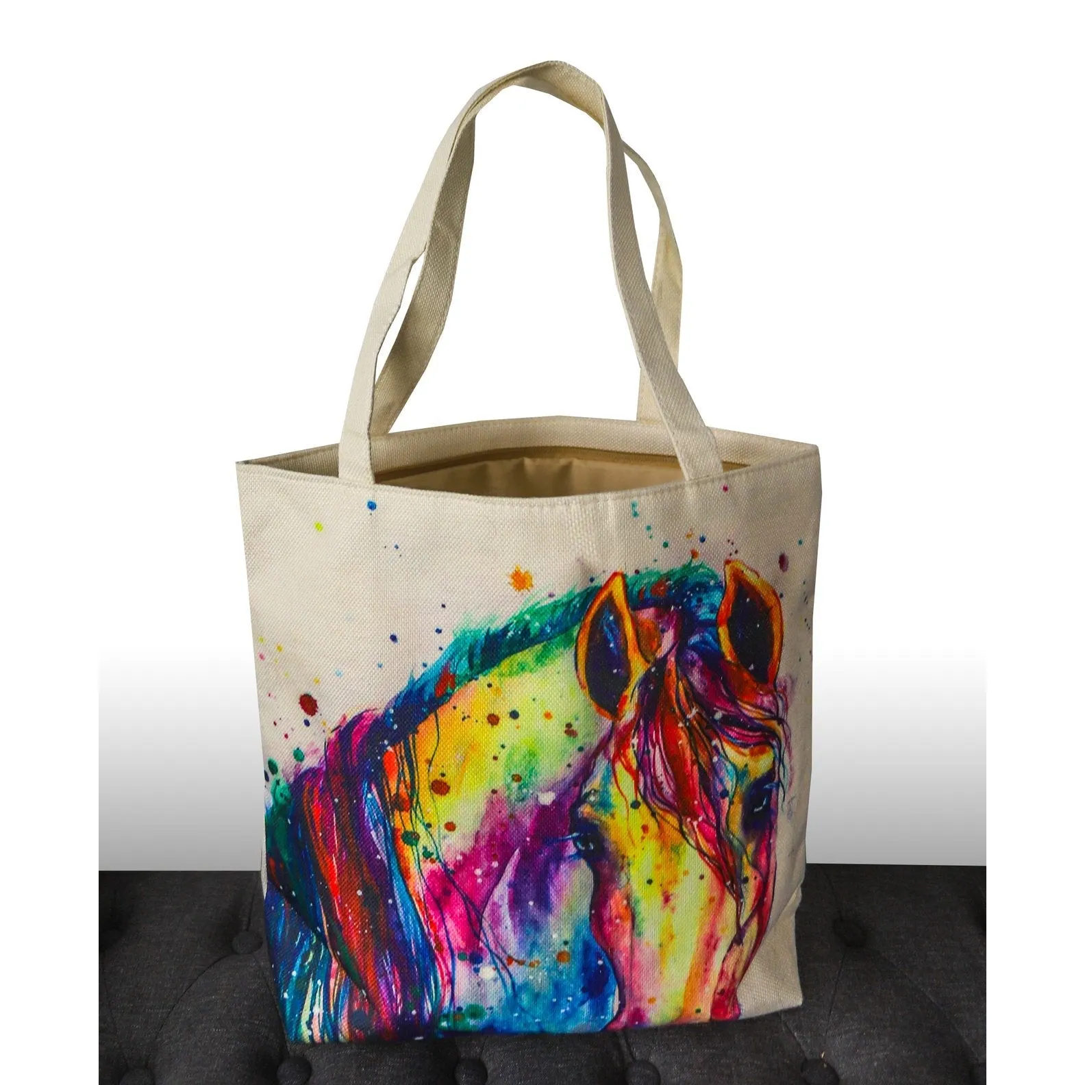 Saddleworld Horse Design Tote Bag