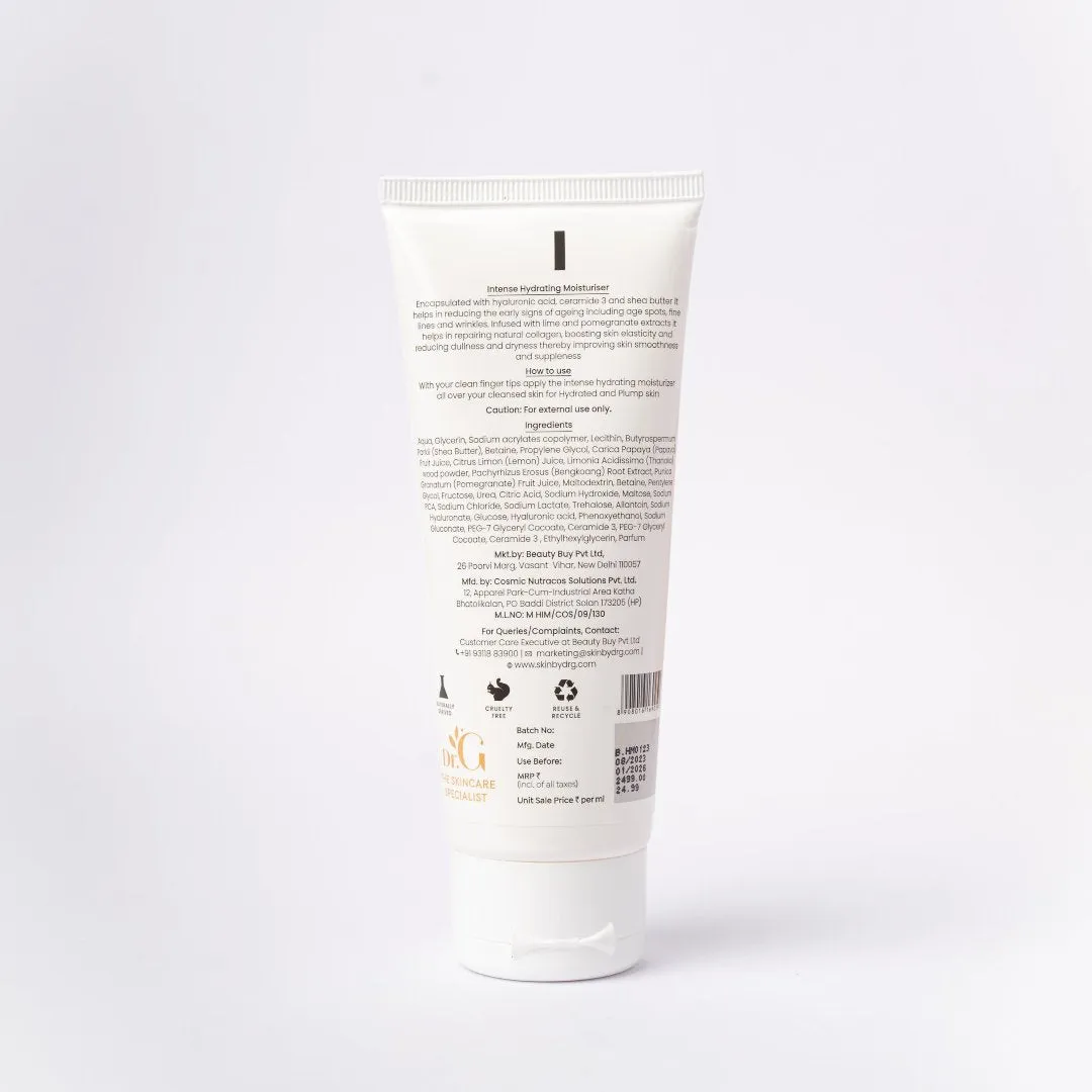 Skinby Dr.G Intense Hydrating Moisturizer: Hyaluronic Acid Moisturizer for Glowing Skin