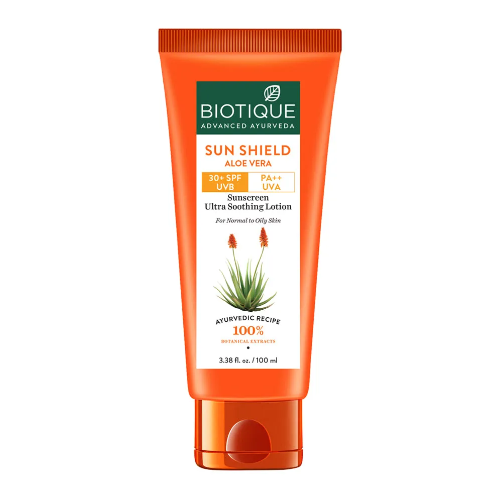 SUN SHIELD ALOE VERA 30  SPF Sunscreen Lotion 50ml