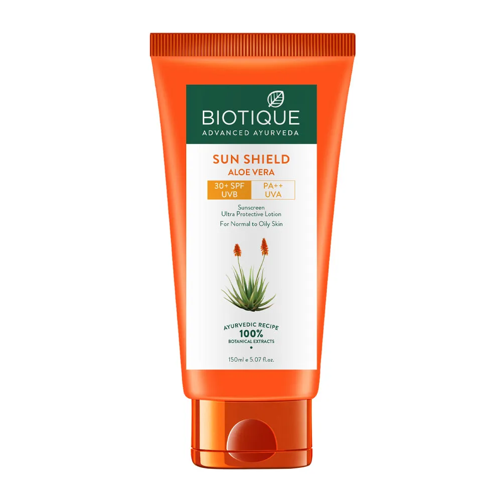 SUN SHIELD ALOE VERA 30  SPF Sunscreen Lotion 50ml