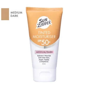 Sun Zapper Tinted Moisturiser SPF50  Lotion - Medium/Dark