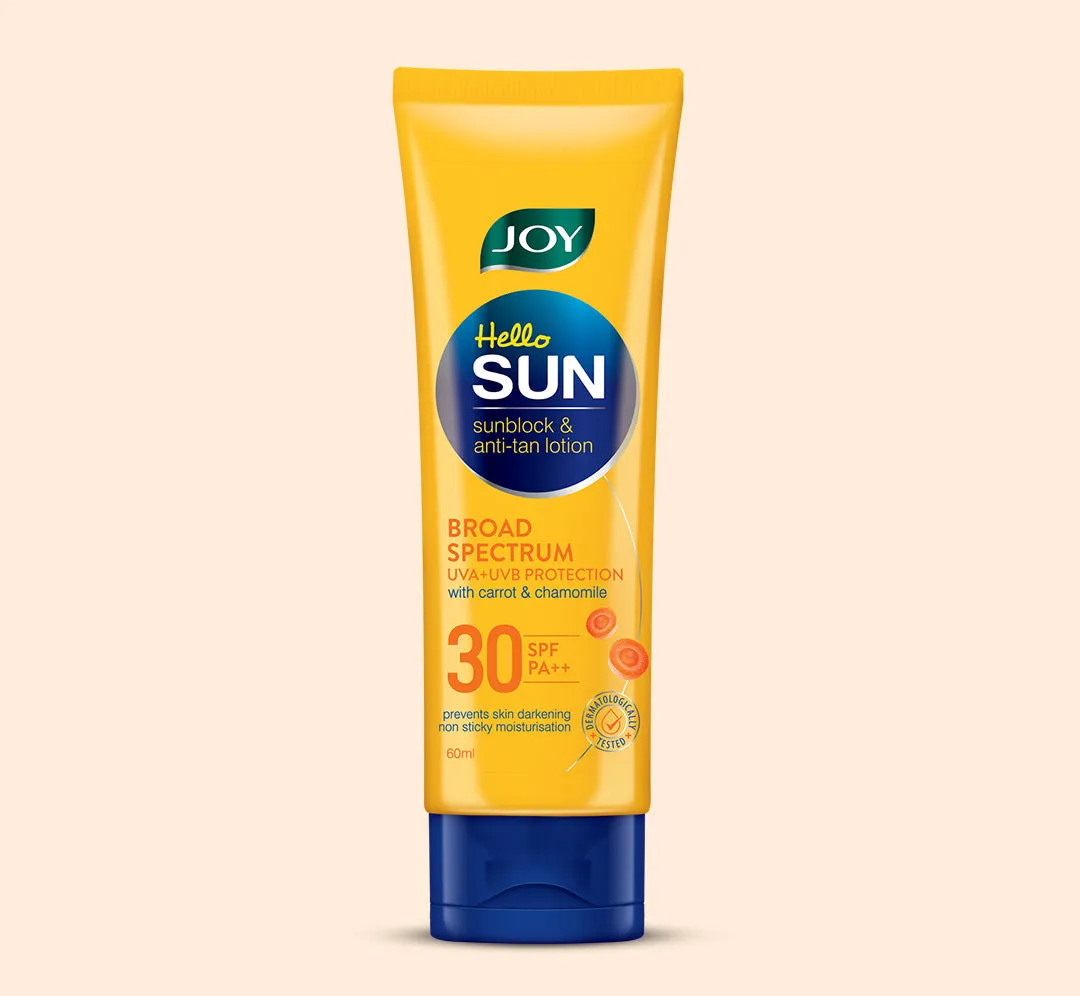 Sunblock & Anti-Tan Sunscreen SPF 30 PA  
