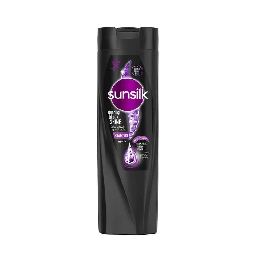 Sunsilk New Activ Infusion Stunning Black Shine Shampoo - 400ml
