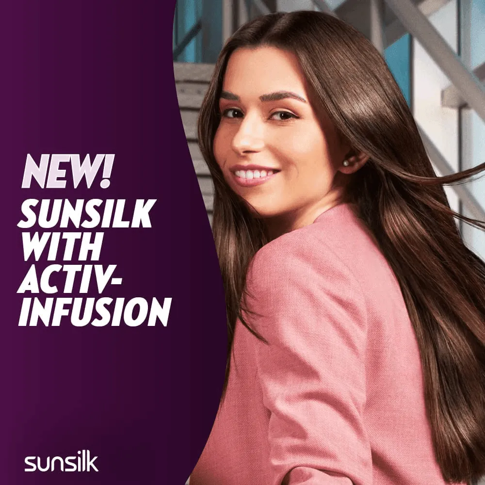 Sunsilk New Activ Infusion Stunning Black Shine Shampoo - 400ml