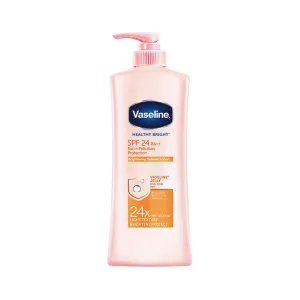 Vaseline Healthy Bright SPF 24 Sun  Pollution Brightening Protection Lotion, 400Ml