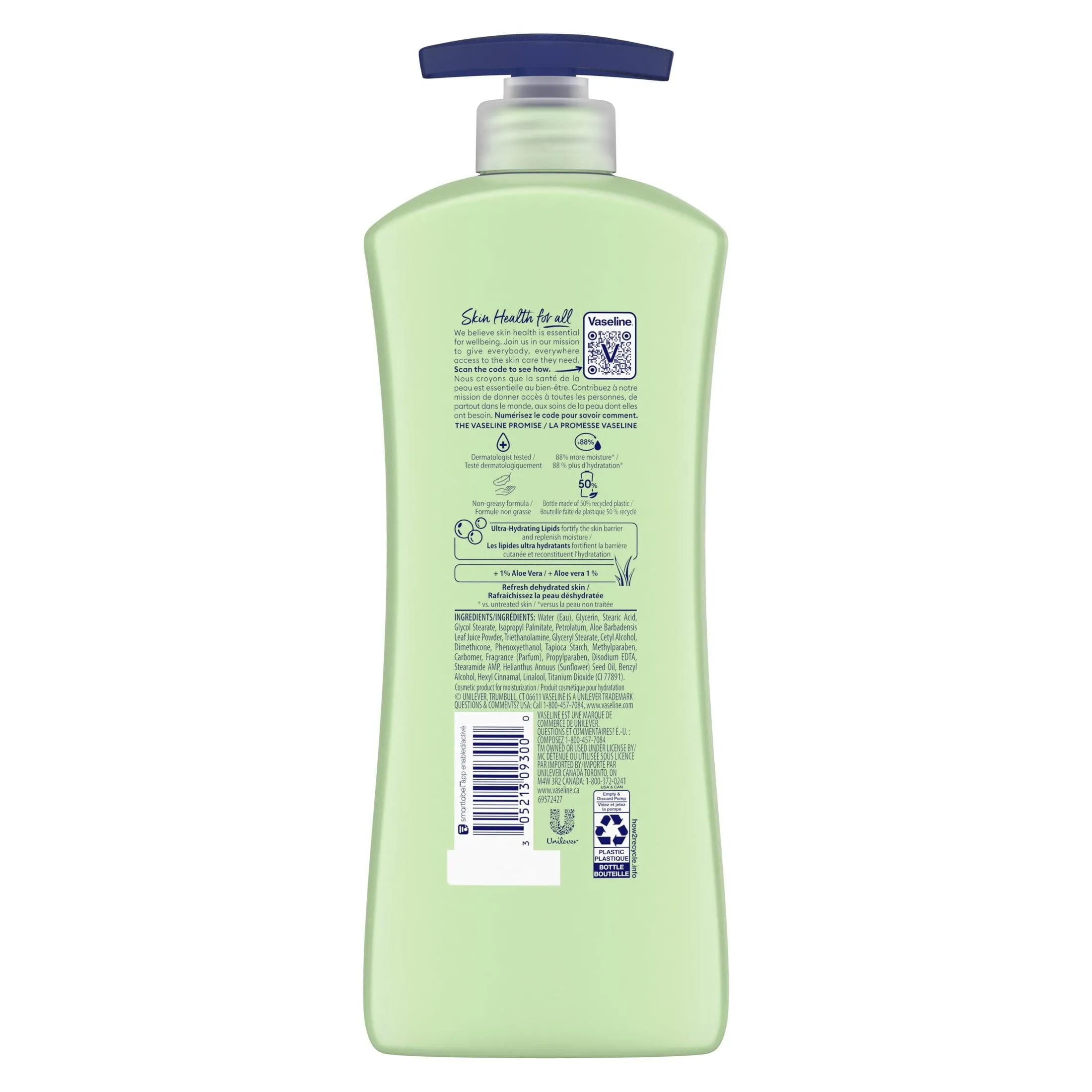 Vaseline Intensive Care Soothing Hydration Non Greasy Body Lotion, 20.3 fl oz